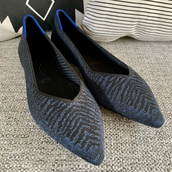 ❌SOLD❌ NEW Rothy’s Night Metallic Zebra Points - Picture 6 of 6